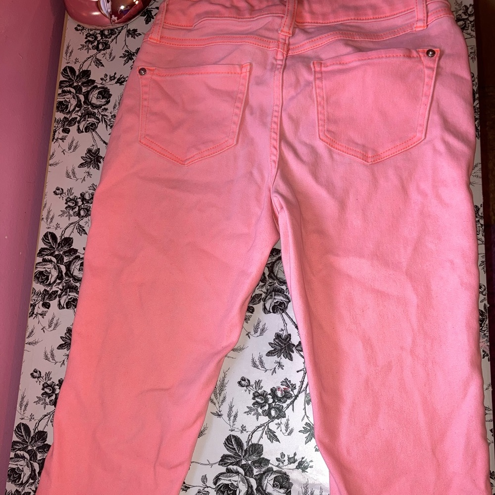 Peach jeans